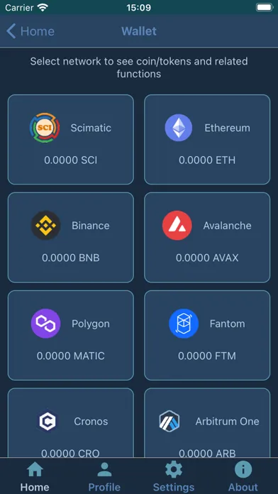 Saymatik Web3 Wallet Screenshots